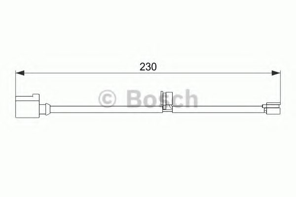 BOSCH 1 987 474 569 Warning Contact, brake pad wear